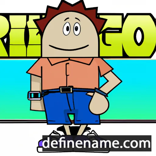 cartoon of the name Rigo