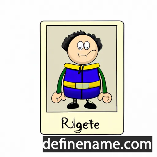 cartoon of the name Rigoberte