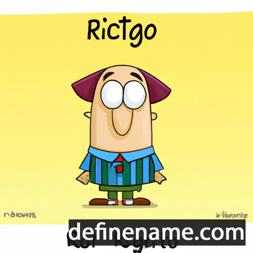 cartoon of the name Rigotto