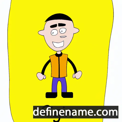 cartoon of the name Rigzin