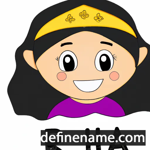 cartoon of the name Riha