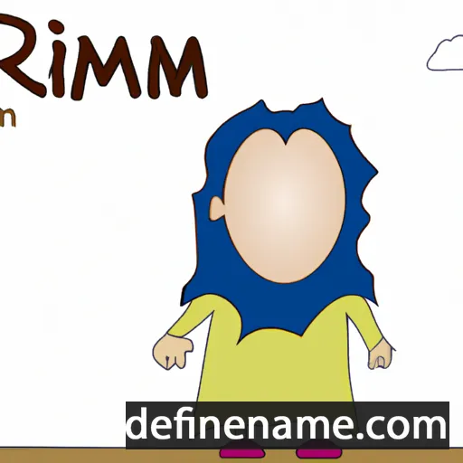 Riham cartoon