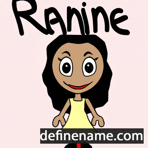 Rihanne cartoon