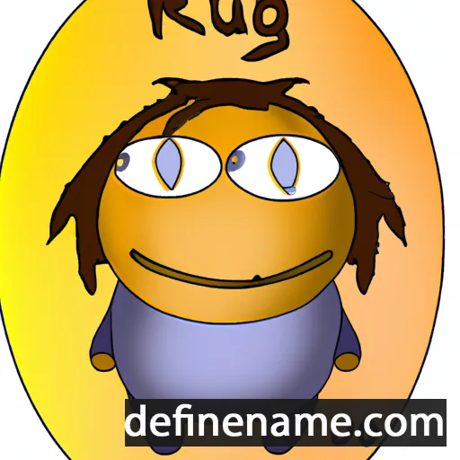 cartoon of the name Riigu