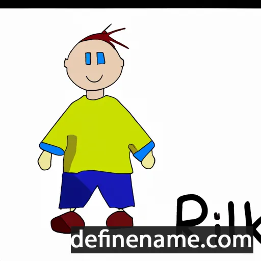 cartoon of the name Riikki