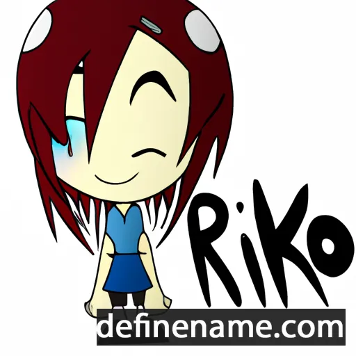 cartoon of the name Riiko