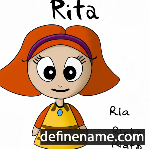 cartoon of the name Riita