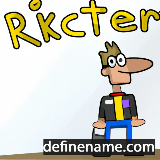 cartoon of the name Rijkert