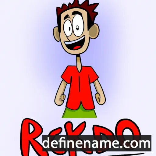 cartoon of the name Rikardo