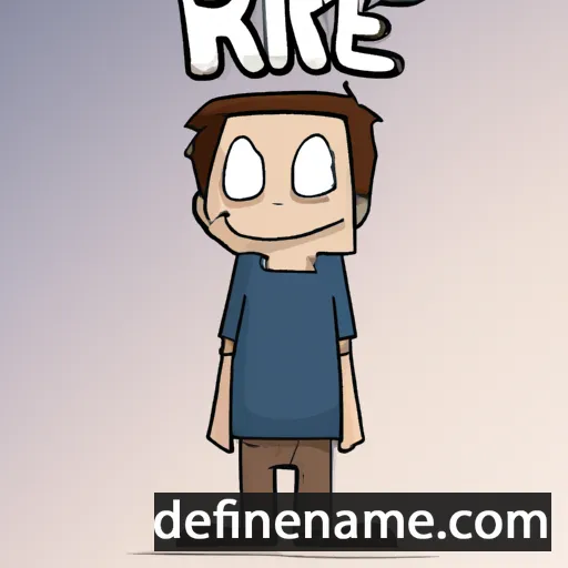 cartoon of the name Rike