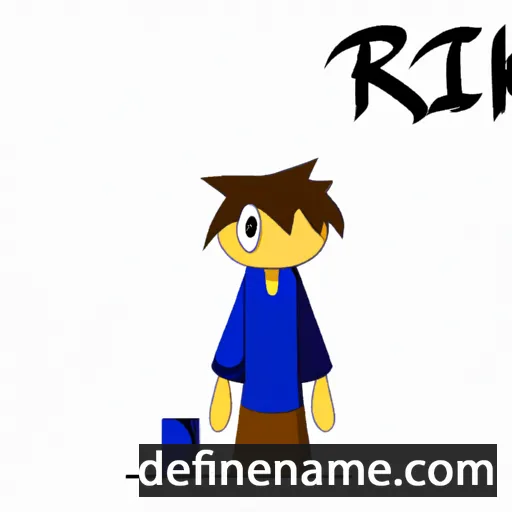 cartoon of the name Riki