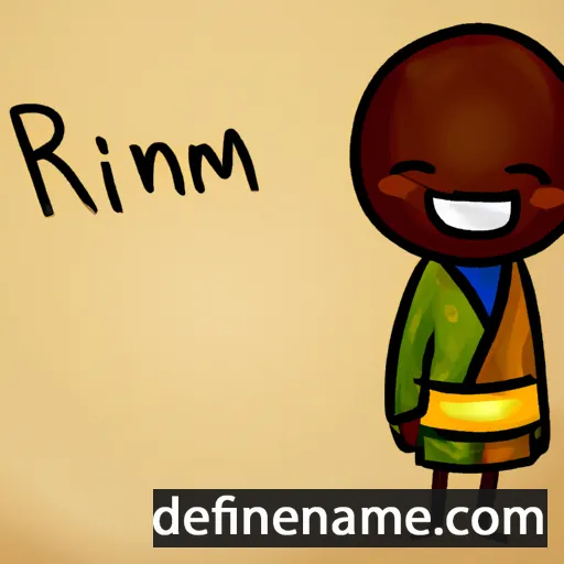 cartoon of the name Rikimaru