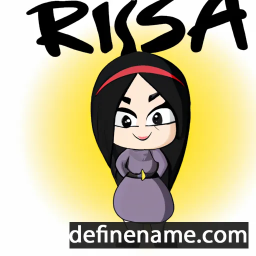 cartoon of the name Rikissa