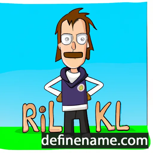 cartoon of the name Rikkell