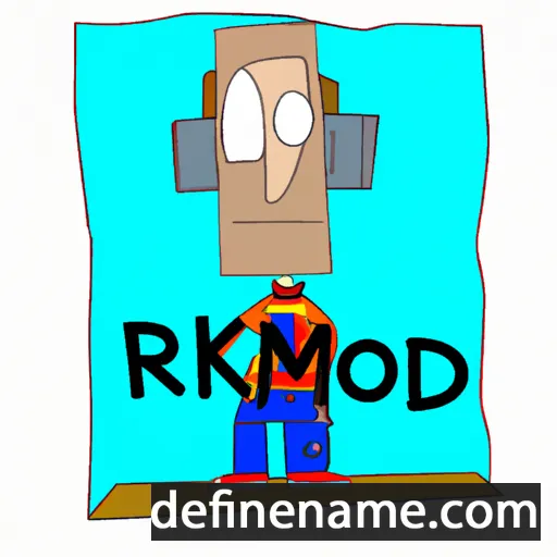 cartoon of the name Rikmod