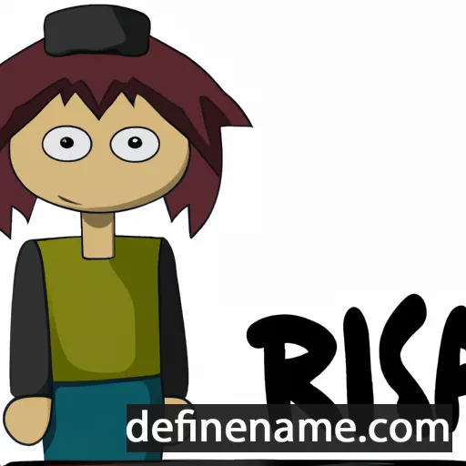 cartoon of the name Riksa