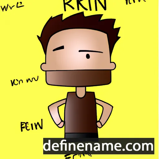 cartoon of the name Rikwin