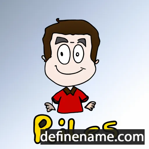 cartoon of the name Rilès