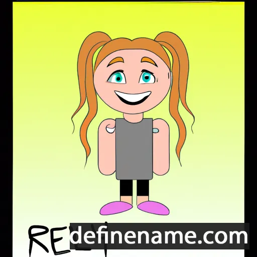 cartoon of the name Rileyann