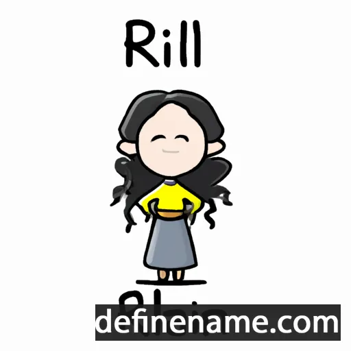 cartoon of the name Rilian