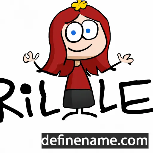 cartoon of the name Rillie