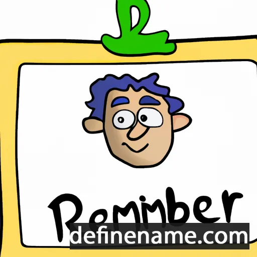 cartoon of the name Rimbert