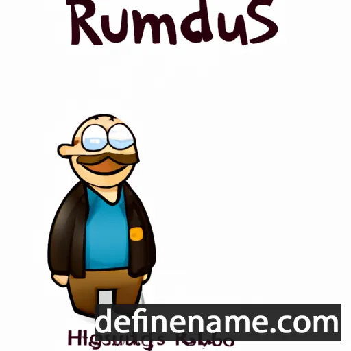 cartoon of the name Rimdaugas