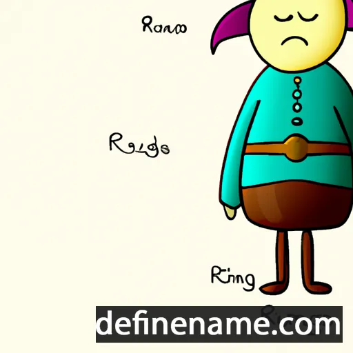 cartoon of the name Rimdaugė