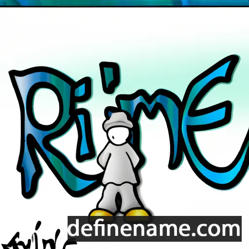 cartoon of the name Rime