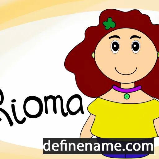 Rimona cartoon