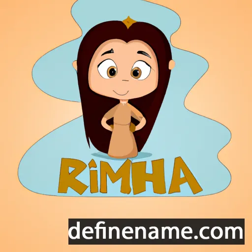 cartoon of the name Rimsha