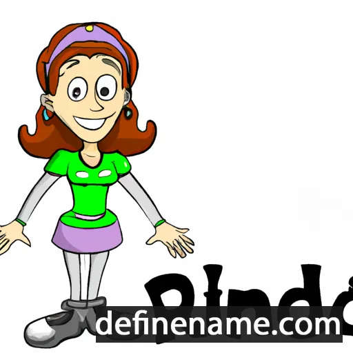 cartoon of the name Rinalda