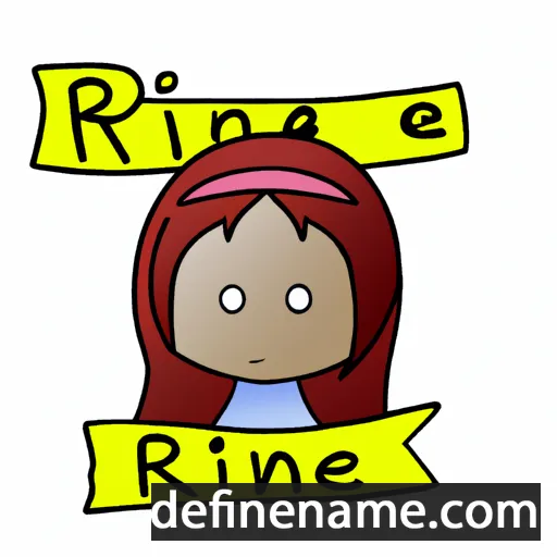 Rinea cartoon