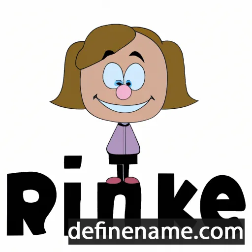 cartoon of the name Rineke