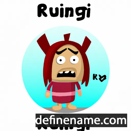 cartoon of the name Ringku