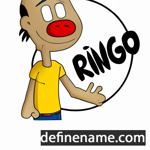 cartoon of the name Ringo