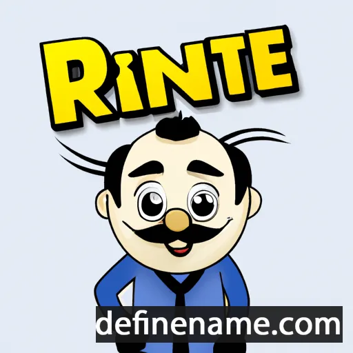 cartoon of the name Rinieri