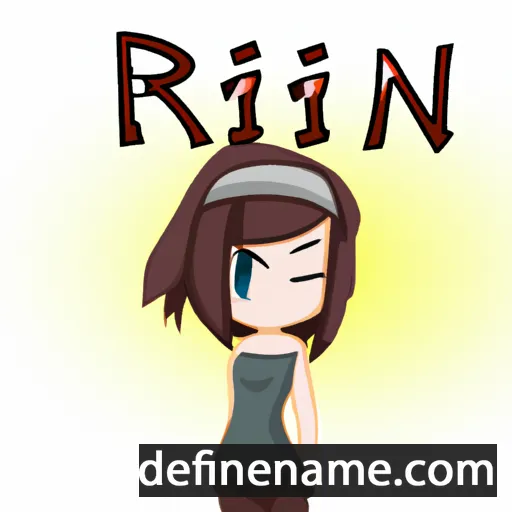 cartoon of the name Rinri