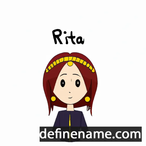 cartoon of the name Rinta