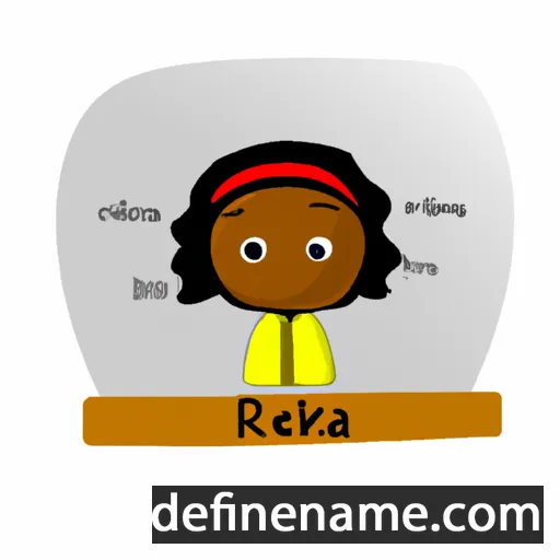 cartoon of the name Ripeka