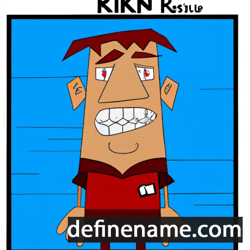 cartoon of the name Ripken