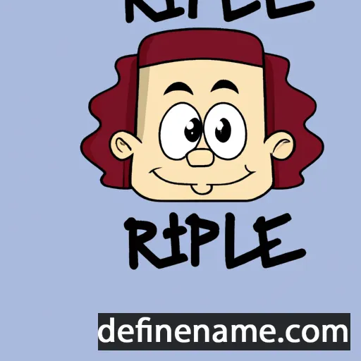 cartoon of the name Riplee