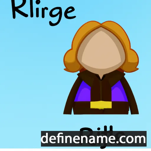 cartoon of the name Ripleigh