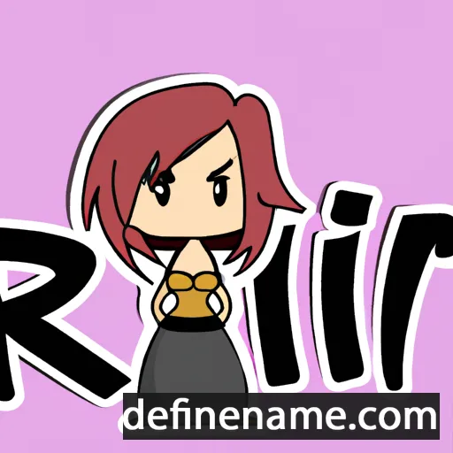 cartoon of the name Riri