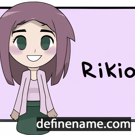 cartoon of the name Ririko