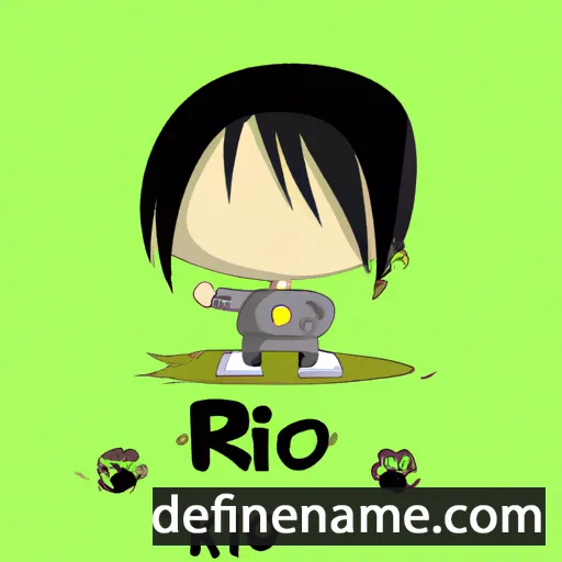 cartoon of the name Ririo