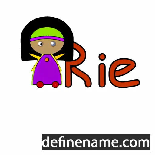 cartoon of the name Risë