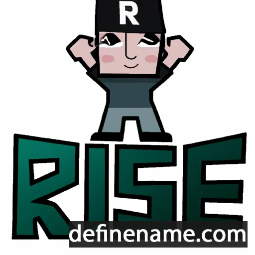 cartoon of the name Rise