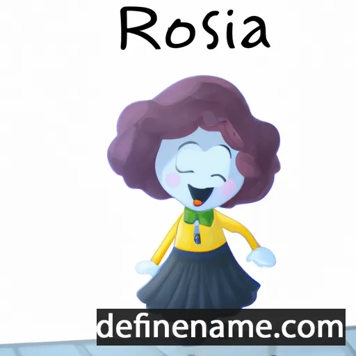 cartoon of the name Risoleta