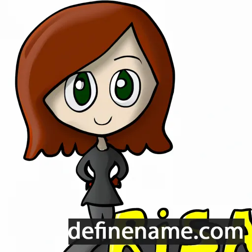 cartoon of the name Rissa